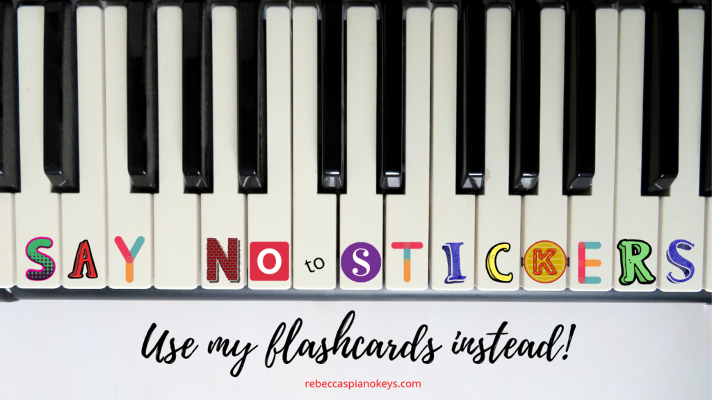 Will piano key stickers help me learn to play piano?