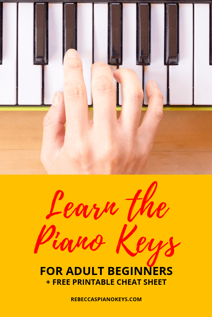 Learn the Piano Keys! (for Adult Beginners) | Rebecca's Piano Keys