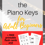 flash cards to memorize piano keys